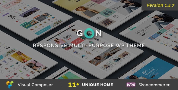 Gon – Responsive Multi-Purpose WordPress Theme