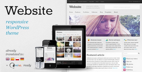 Website – Responsive WordPress Theme