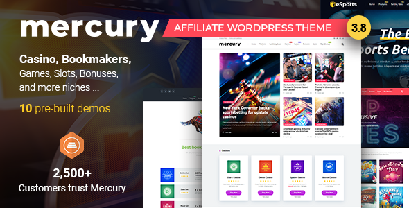 Mercury – Affiliate WordPress Theme – Other Niches – Reviews – News