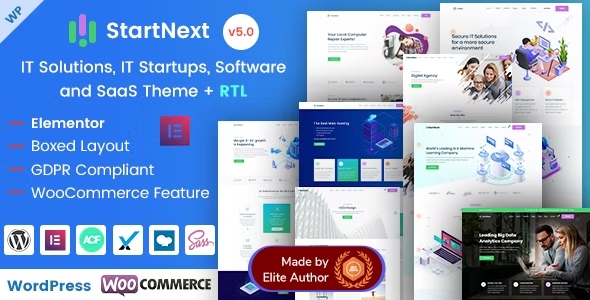StartNext – IT Startup Technology Services WordPress Theme